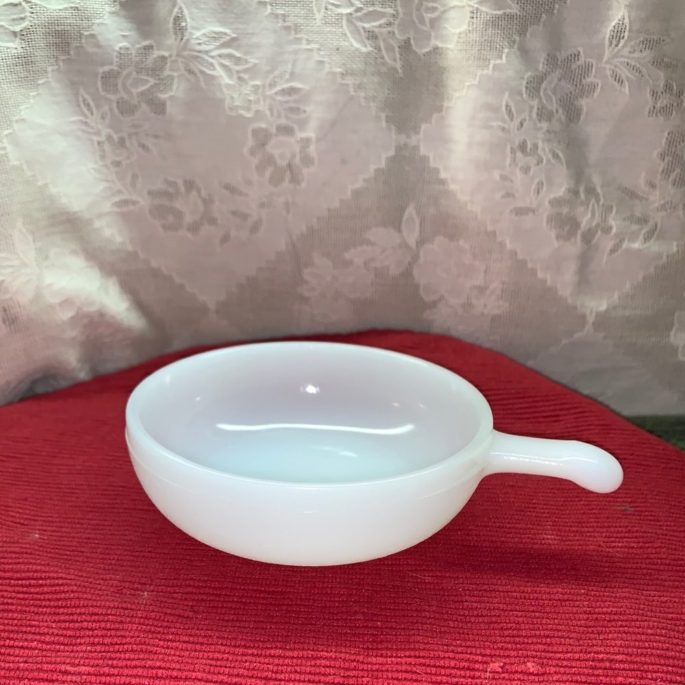 🌞 2/$12 3/$16 4/$20 5/$24 Vtg GlasBake Sm Handled Microwave Dish